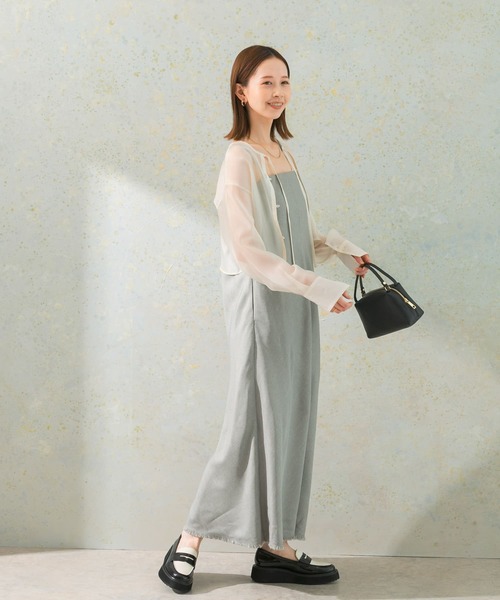 URBAN RESEARCH ROSSO WOMEN（アーバンリサーチ　ロッソ）の「バイヤスベアワンピース（ワンピース・レディース・ブラウン/グレー・36/38）」の5枚目の写真