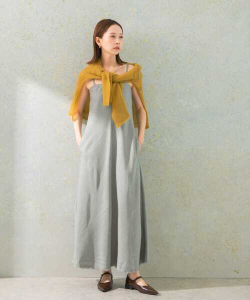 URBAN RESEARCH ROSSO WOMEN（アーバンリサーチ　ロッソ）の「バイヤスベアワンピース（ワンピース・レディース・ブラウン/グレー・36/38）」の6枚目の写真