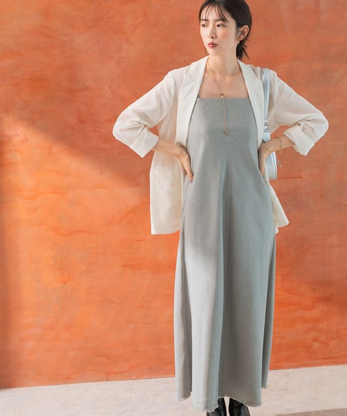 URBAN RESEARCH ROSSO WOMEN（アーバンリサーチ　ロッソ）の「バイヤスベアワンピース（ワンピース・レディース・ブラウン/グレー・36/38）」の11枚目の写真