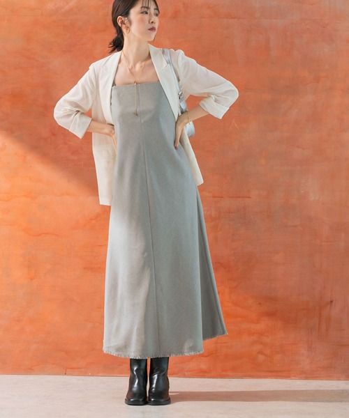 URBAN RESEARCH ROSSO WOMEN（アーバンリサーチ　ロッソ）の「バイヤスベアワンピース（ワンピース・レディース・ブラウン/グレー・36/38）」の12枚目の写真