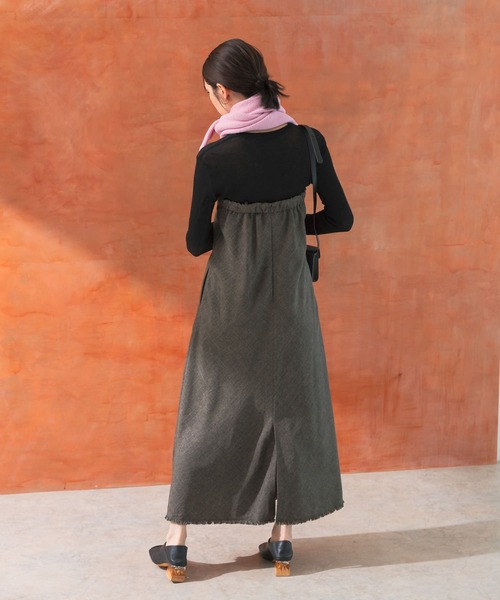 URBAN RESEARCH ROSSO WOMEN（アーバンリサーチ　ロッソ）の「バイヤスベアワンピース（ワンピース・レディース・ブラウン/グレー・36/38）」の20枚目の写真
