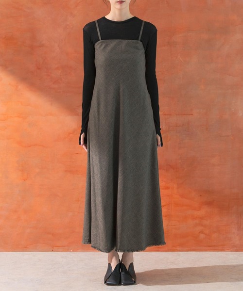 URBAN RESEARCH ROSSO WOMEN（アーバンリサーチ　ロッソ）の「バイヤスベアワンピース（ワンピース・レディース・ブラウン/グレー・36/38）」の21枚目の写真