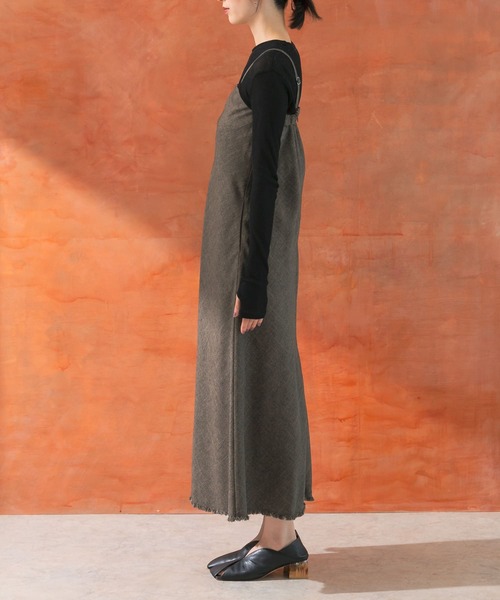 URBAN RESEARCH ROSSO WOMEN（アーバンリサーチ　ロッソ）の「バイヤスベアワンピース（ワンピース・レディース・ブラウン/グレー・36/38）」の22枚目の写真