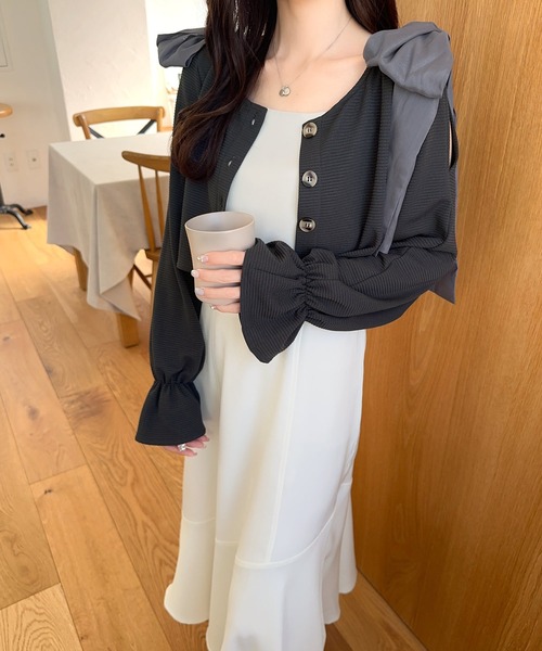 セール】【mily bilet】大人レディスタイルに華やかさをプラス。肩