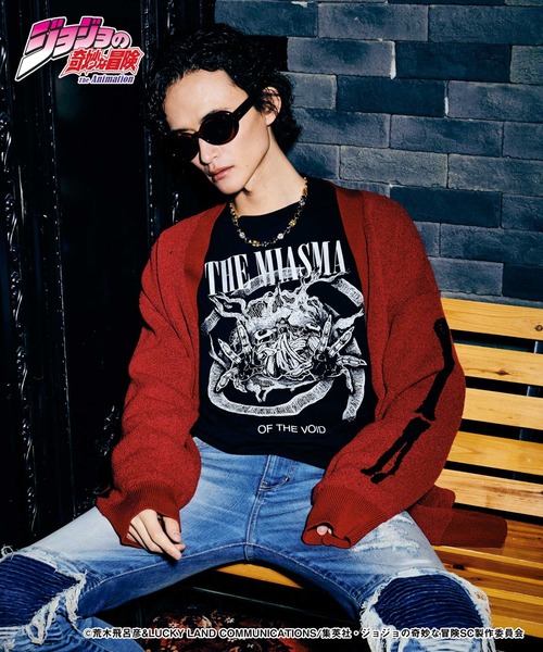 glamb（グラム）の「Cream Long Sleeves T-shirt / クリームロングスリーブTシャツ（Tシャツ/カットソー・メンズ・ホワイト/ブラック・S/M/L/XL）」の10枚目の写真