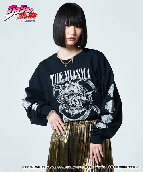 glamb（グラム）の「Cream Long Sleeves T-shirt / クリームロングスリーブTシャツ（Tシャツ/カットソー・メンズ・ホワイト/ブラック・S/M/L/XL）」の5枚目の写真