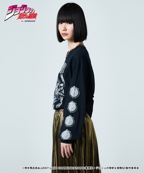 glamb（グラム）の「Cream Long Sleeves T-shirt / クリームロングスリーブTシャツ（Tシャツ/カットソー・メンズ・ホワイト/ブラック・S/M/L/XL）」の6枚目の写真