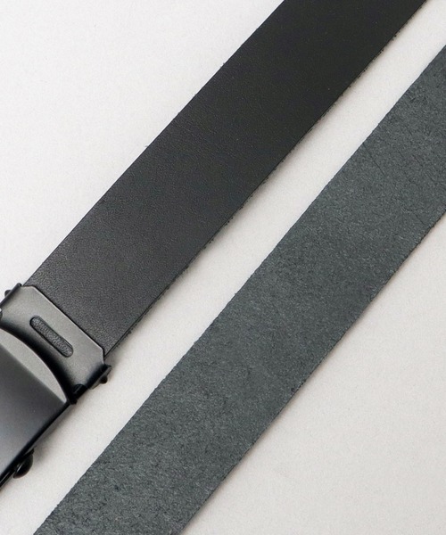 Mr.COVER（ミスターカバー）の「日本製 本革 レザー ロング ガチャベルト（ベルト・メンズ・グレー/ブラック/ダークブラウン・FREE）」の12枚目の写真