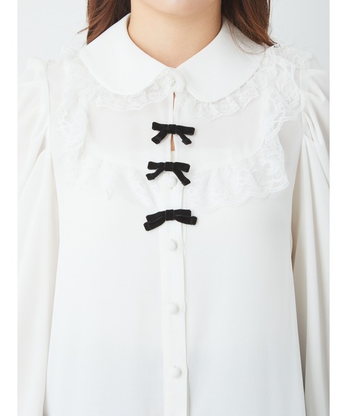 【セール】バレエコアタックブラウス（シャツ/ブラウス）｜Ank Rouge（アンクルージュ）