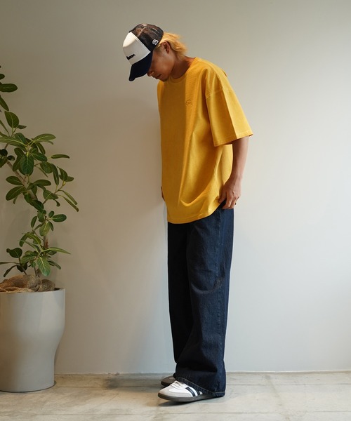 #Re:room(リルーム)の「ウォッシュドヴィンテージカラーTシャツ(Tシャツ/カットソー・メンズ・グリーン/イエロー/ブラック・FREE)」の11枚目の写真