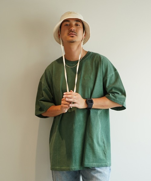 #Re:room(リルーム)の「ウォッシュドヴィンテージカラーTシャツ(Tシャツ/カットソー・メンズ・グリーン/イエロー/ブラック・FREE)」の18枚目の写真