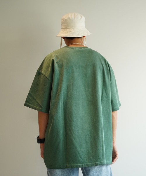 #Re:room(リルーム)の「ウォッシュドヴィンテージカラーTシャツ(Tシャツ/カットソー・メンズ・グリーン/イエロー/ブラック・FREE)」の20枚目の写真