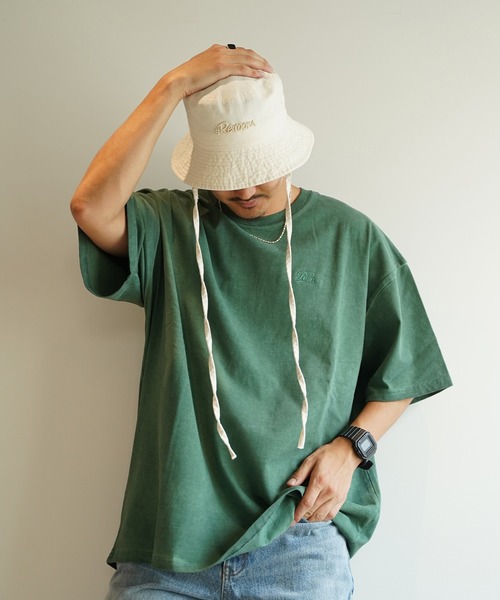 #Re:room(リルーム)の「ウォッシュドヴィンテージカラーTシャツ(Tシャツ/カットソー・メンズ・グリーン/イエロー/ブラック・FREE)」の19枚目の写真