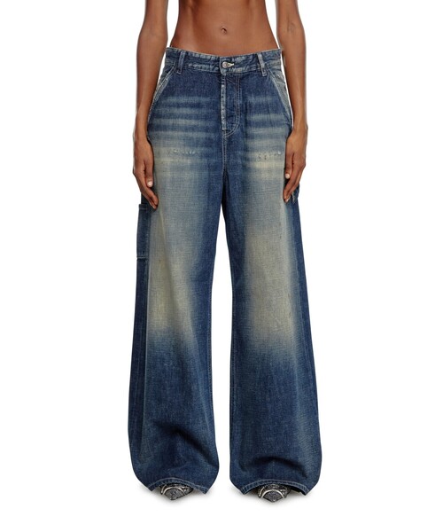 DIESEL(ディーゼル)の「レディース デニム ルーズ D-SIRE-WORK L.30(デニムパンツ・レディース・インディゴブルー・23inch/24inch/25inch/26inch)」の5枚目の写真