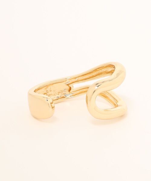 AZUL by moussy（アズールバイマウジー）の「ニュアンスダブルリングバングル（バングル/リストバンド・レディース・シルバー/ゴールド系その他・FREE）」の19枚目の写真