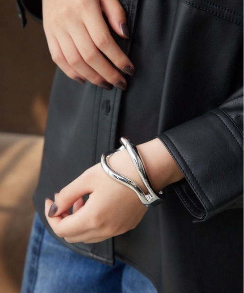 ニュアンスダブルリングバングル（バングル/リストバンド）｜AZUL BY