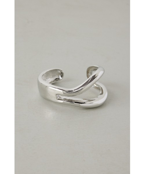 AZUL by moussy（アズールバイマウジー）の「ニュアンスダブルリングバングル（バングル/リストバンド・レディース・シルバー/ゴールド系その他・FREE）」の9枚目の写真