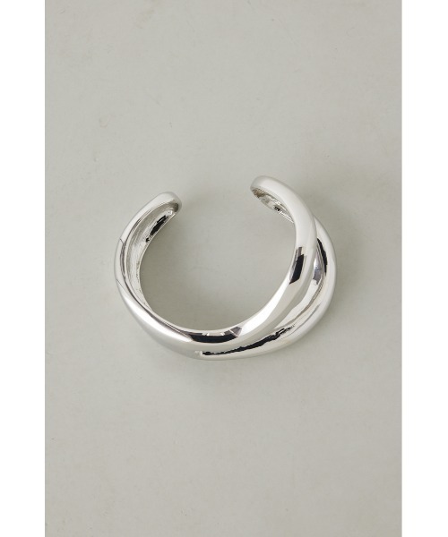 AZUL by moussy（アズールバイマウジー）の「ニュアンスダブルリングバングル（バングル/リストバンド・レディース・シルバー/ゴールド系その他・FREE）」の10枚目の写真