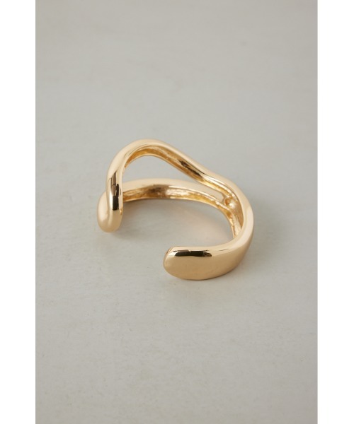 AZUL by moussy（アズールバイマウジー）の「ニュアンスダブルリングバングル（バングル/リストバンド・レディース・シルバー/ゴールド系その他・FREE）」の15枚目の写真