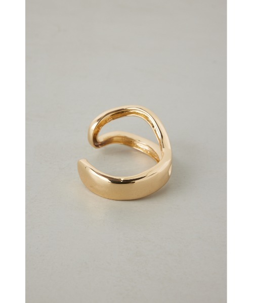 AZUL by moussy（アズールバイマウジー）の「ニュアンスダブルリングバングル（バングル/リストバンド・レディース・シルバー/ゴールド系その他・FREE）」の16枚目の写真