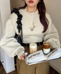 INTER FACTORY | honoka - ニットビスチェ × ボレロセット - made in INTER FACTORY(カーディガン/ボレロ)