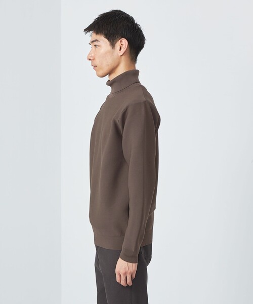 green label relaxing(グリーンレーベルリラクシング)の「スリーシーズン ガーター編み 長袖 タートルネック -マシンウォッシャブル-(ニット/セーター・メンズ・ブラック/モカ/ネイビー・S/L/XL/M)」の10枚目の写真