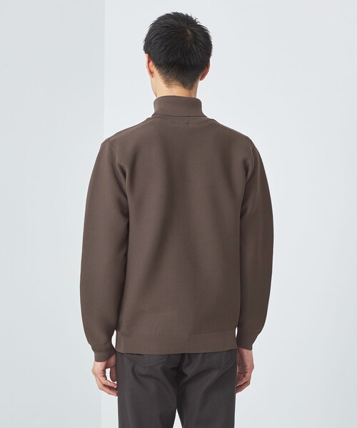green label relaxing(グリーンレーベルリラクシング)の「スリーシーズン ガーター編み 長袖 タートルネック -マシンウォッシャブル-(ニット/セーター・メンズ・ブラック/モカ/ネイビー・S/L/XL/M)」の11枚目の写真