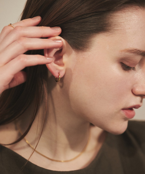 ciite' surgical stainless（シーテサージカルステンレス）の「【 金属アレルギー対応 】 シンプルフープピアス サージカルステンレス   (両耳用)（ピアス（両耳用）・レディース・シルバー/ゴールド/シルバー×ゴールド/ピンクゴールド・16/12/10/14/18/8）」の22枚目の写真