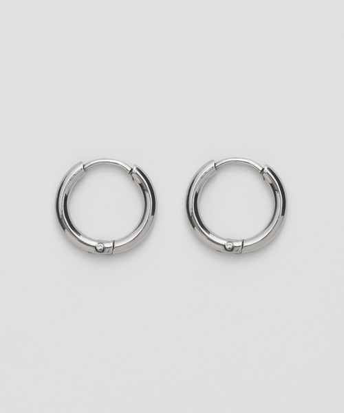 ciite' surgical stainless（シーテサージカルステンレス）の「【 金属アレルギー対応 】 シンプルフープピアス サージカルステンレス   (両耳用)（ピアス（両耳用）・レディース・シルバー/ゴールド/シルバー×ゴールド/ピンクゴールド・16/12/10/14/18/8）」の6枚目の写真