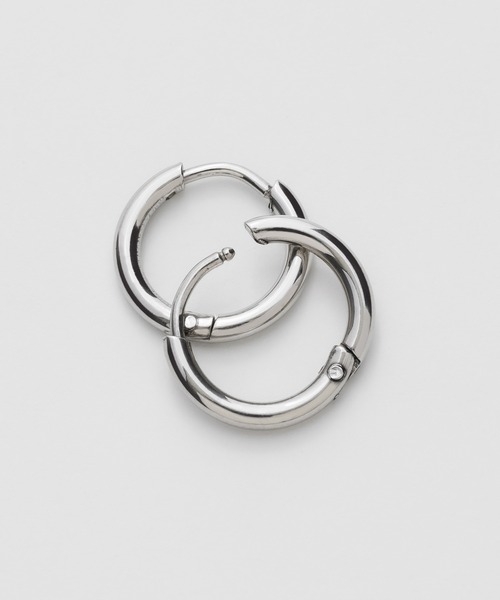 ciite' surgical stainless（シーテサージカルステンレス）の「【 金属アレルギー対応 】 シンプルフープピアス サージカルステンレス   (両耳用)（ピアス（両耳用）・レディース・シルバー/ゴールド/シルバー×ゴールド/ピンクゴールド・16/12/10/14/18/8）」の7枚目の写真