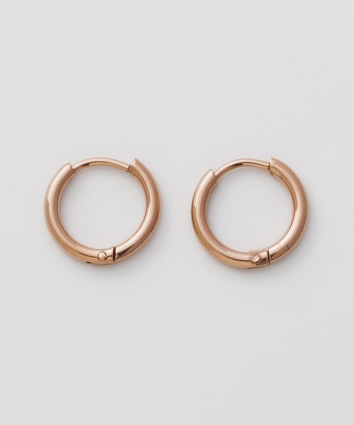 ciite' surgical stainless（シーテサージカルステンレス）の「【 金属アレルギー対応 】 シンプルフープピアス サージカルステンレス   (両耳用)（ピアス（両耳用）・レディース・シルバー/ゴールド/シルバー×ゴールド/ピンクゴールド・16/12/10/14/18/8）」の10枚目の写真