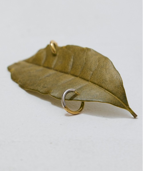 ciite' surgical stainless（シーテサージカルステンレス）の「【 金属アレルギー対応 】 シンプルフープピアス サージカルステンレス   (両耳用)（ピアス（両耳用）・レディース・シルバー/ゴールド/シルバー×ゴールド/ピンクゴールド・16/12/10/14/18/8）」の18枚目の写真