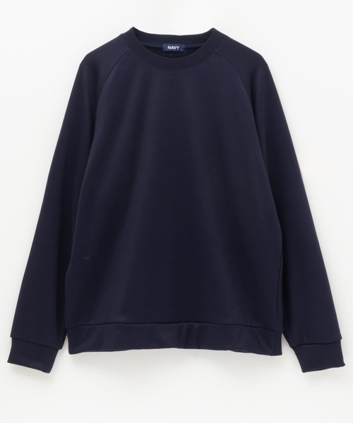 NAVY(ネイビー)の「NAVY 「温℃」 ふわもちベルボア素材 クルーネックプルオーバー(スウェット・メンズ・スミクロ/ミント/ネイビー/オフホワイト・S/M/L/XL/XXL)」の12枚目の写真
