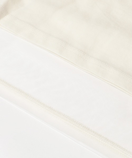 coca(coca)(コカ)の「キッズ チュールドッキング ロゴプリントカットソー(Tシャツ/カットソー・キッズ・ラベンダー/ブラック/チャコール/アイボリー・140/130/150/120)」の22枚目の写真