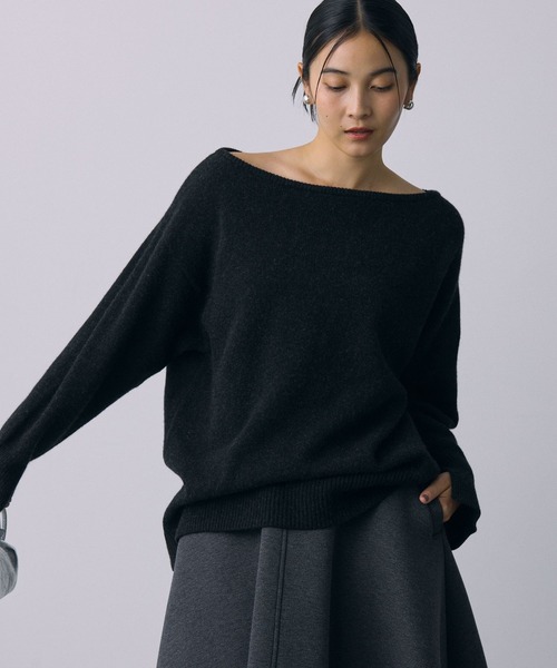 BABYLONE - BABYLONE ウールカシミヤボートネックプルオーバー新品 楽天市場】【SALE／50%OFF】ウールカシミヤボートネックプル