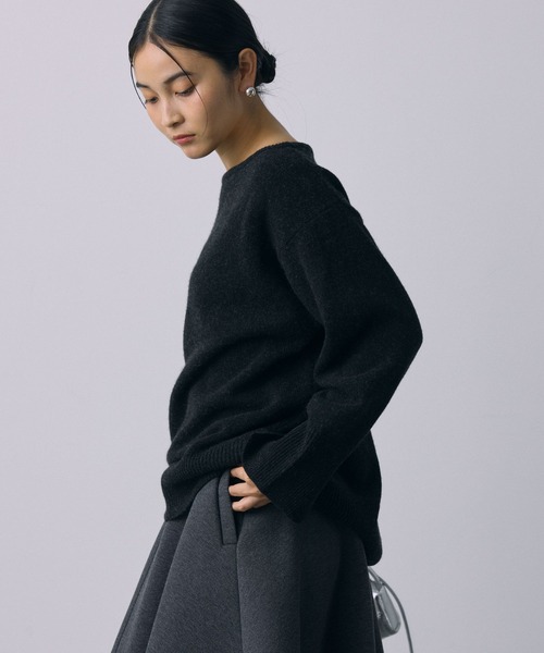 BABYLONE（バビロン）の「ウールカシミヤボートネックプル