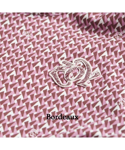 ZOY(ゾーイ)の「WOMENS ジオメトリックプリント 長袖モックネック(Tシャツ/カットソー・レディース・ネイビー/ボルドー・LARGE/SMALL/MEDIUM)」の3枚目の写真