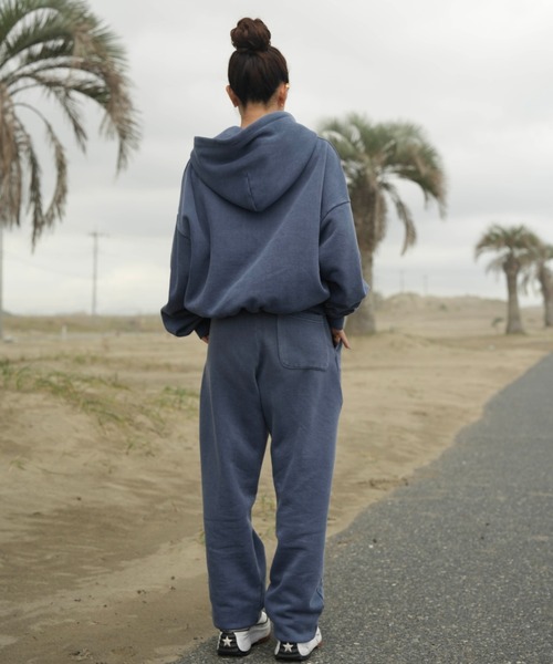セール】moeka - SUNOUTFIT ピグメントパーカー made in INTERFACTORY