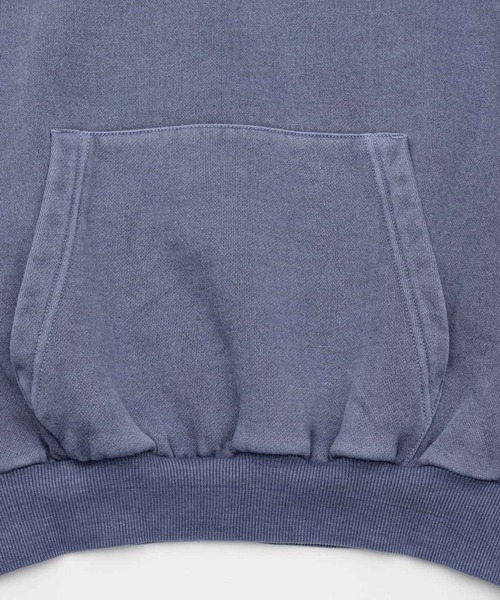 INTER FACTORY（インターファクトリー）の「moeka - SUNOUTFIT ピグメントパーカー made in INTERFACTORY（パーカー・レディース・ネイビー/ホワイト・LARGE/MEDIUM）」の17枚目の写真