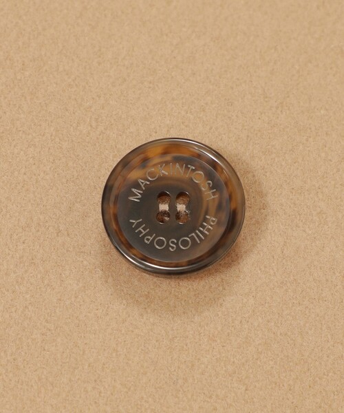 MACKINTOSH PHILOSOPHY（ﾏｯｷﾝﾄｯｼｭ ﾌｨﾛｿﾌｨｰ）の「【GARTLY(ガートリー)】（チェスターコート・レディース・ベージュ/ダークネイビー・36/38）」の9枚目の写真