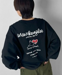 別注 ビッグシルエット イラストバックプリント プルオーバースウェット カットソー ユニセックス 【MARK GONZALES / マークゴンザレス】