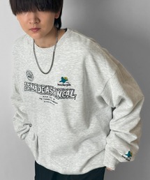 別注 ビッグシルエット イラストバックプリント プルオーバースウェット カットソー ユニセックス 【MARK GONZALES / マークゴンザレス】