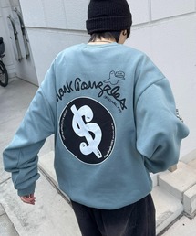 別注 ビッグシルエット イラストバックプリント プルオーバースウェット カットソー ユニセックス 【MARK GONZALES / マークゴンザレス】