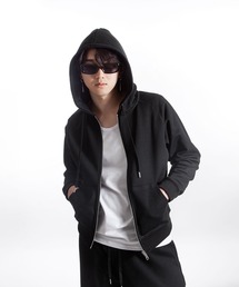 ZIP FIVE｜ジップファイブのパーカー（ブラック/黒色系）通販 - ZOZOTOWN