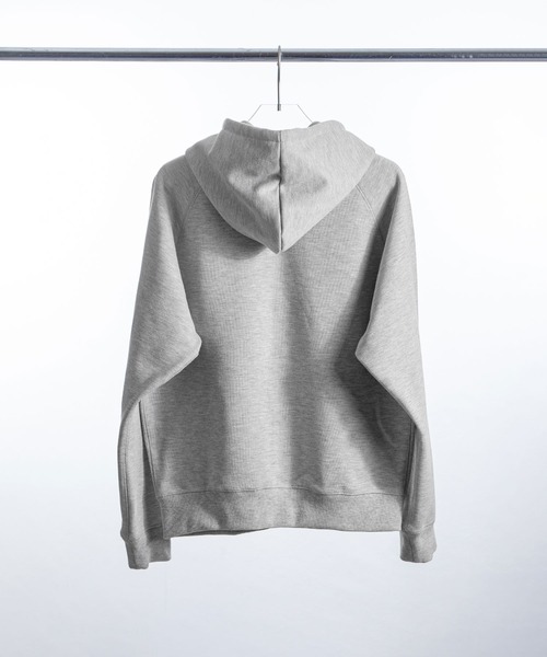 ZIP FIVE -White Line-(ジップファイブホワイトライン)の「【White Line】 裏毛 コンパクト ジップパーカー / 短丈 ジップパーカー / ヘビーウェイト(パーカー・メンズ・レッド/ブルー/杢グレー/ブラック/チョコ・MEDIUM/LARGE)」の10枚目の写真