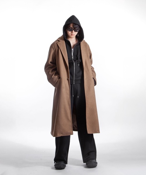 ZIP FIVE -White Line-(ジップファイブホワイトライン)の「【White Line】 裏毛 コンパクト ジップパーカー / 短丈 ジップパーカー / ヘビーウェイト(パーカー・メンズ・レッド/ブルー/杢グレー/ブラック/チョコ・MEDIUM/LARGE)」の17枚目の写真