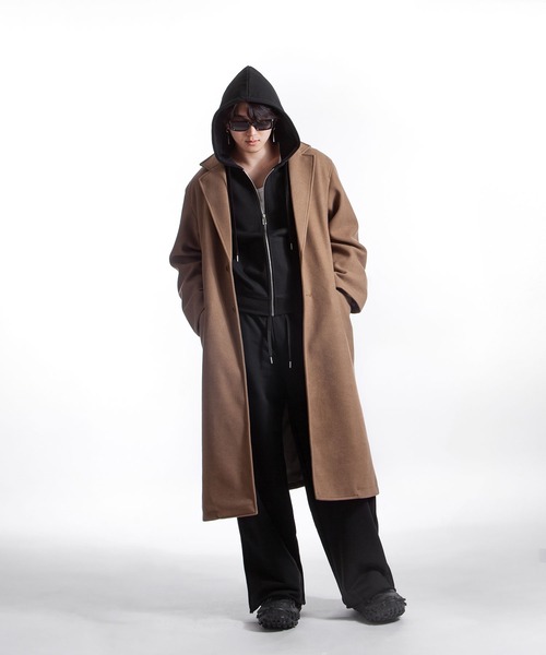 ZIP FIVE -White Line-(ジップファイブホワイトライン)の「【White Line】 裏毛 コンパクト ジップパーカー / 短丈 ジップパーカー / ヘビーウェイト(パーカー・メンズ・レッド/ブルー/杢グレー/ブラック/チョコ・MEDIUM/LARGE)」の18枚目の写真