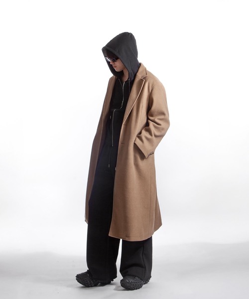 ZIP FIVE -White Line-(ジップファイブホワイトライン)の「【White Line】 裏毛 コンパクト ジップパーカー / 短丈 ジップパーカー / ヘビーウェイト(パーカー・メンズ・レッド/ブルー/杢グレー/ブラック/チョコ・MEDIUM/LARGE)」の19枚目の写真