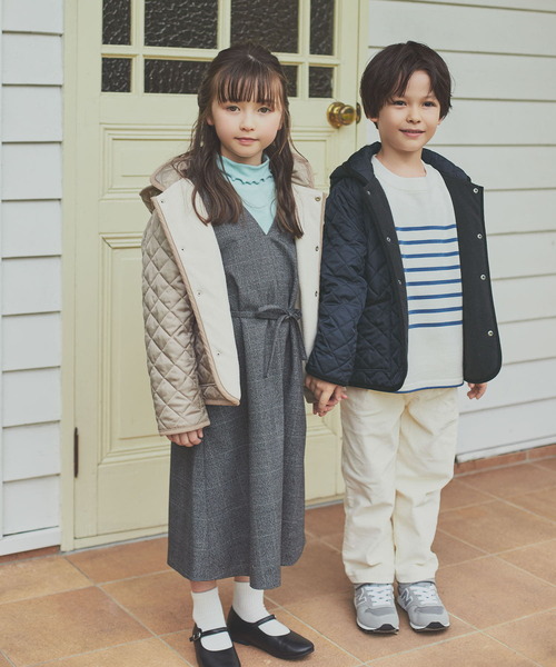 URBAN RESEARCH DOORS（アーバンリサーチドアーズ）の「コーデュロイタックパンツ(KIDS)（その他パンツ・キッズ・アイボリー/モカ・105/120/135）」の3枚目の写真
