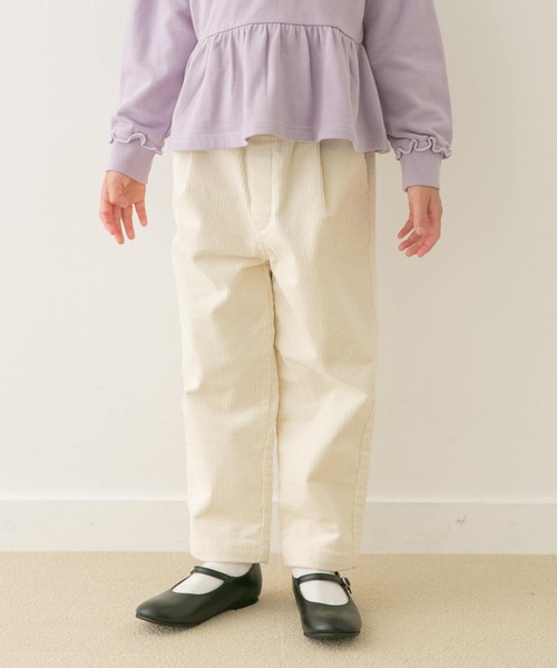URBAN RESEARCH DOORS（アーバンリサーチドアーズ）の「コーデュロイタックパンツ(KIDS)（その他パンツ・キッズ・アイボリー/モカ・105/120/135）」の4枚目の写真